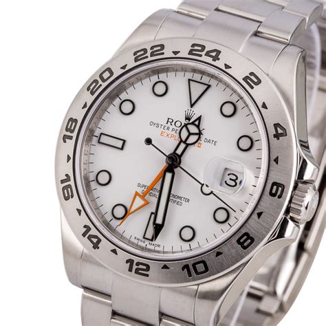 rolex explorer 2 weiß